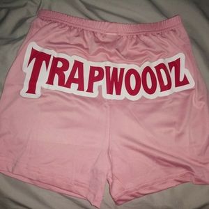 Pink Trapwoodz shorts